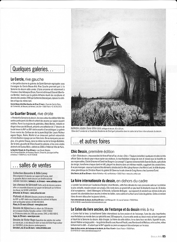 Beaux-arts magazine 10 avril 2010